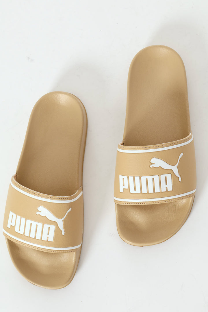 Poolcat Open Toe Pool Slide - Beige