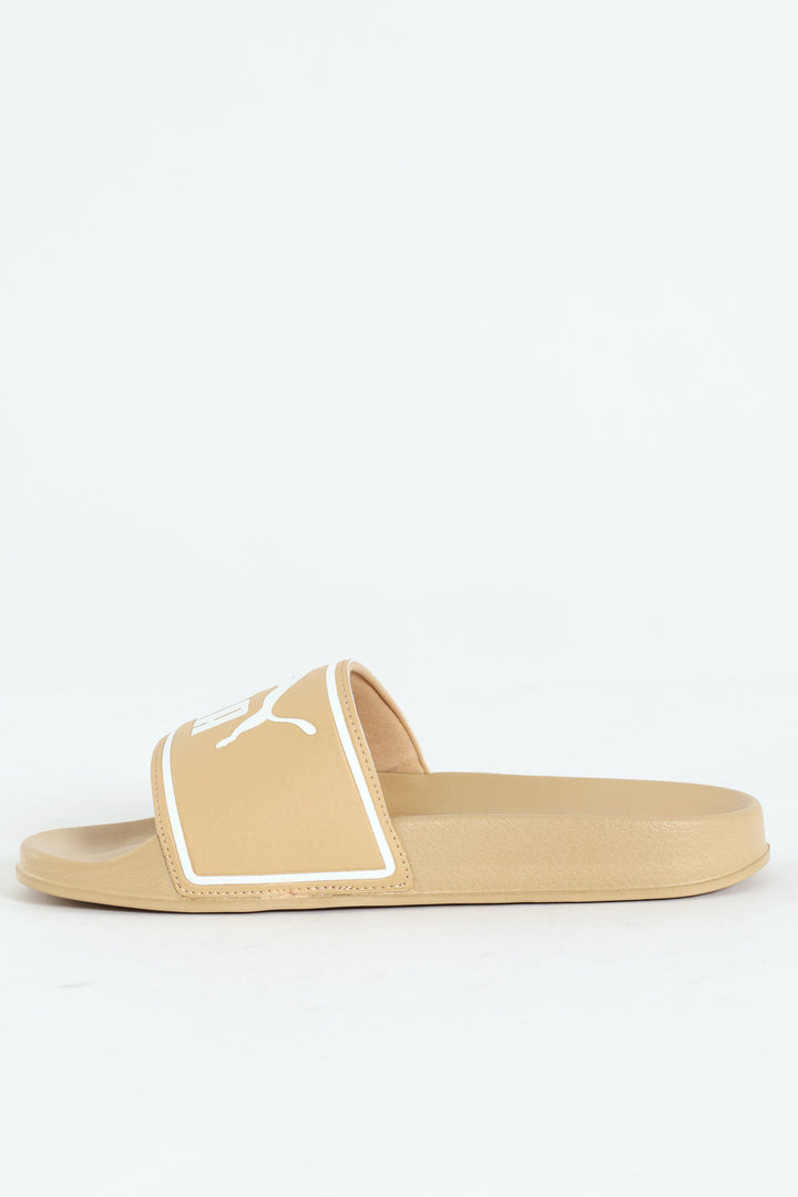 Poolcat Open Toe Pool Slide - Beige