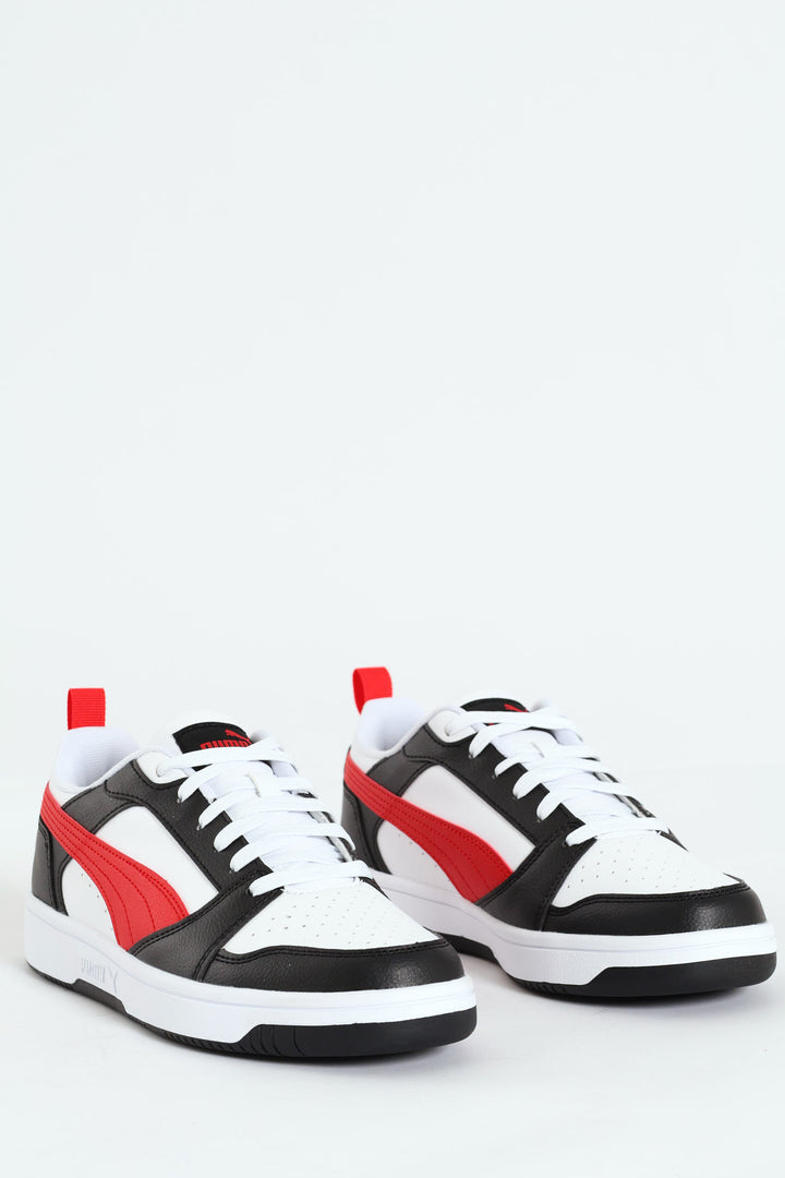 Rebound V6 Low Sneaker - White/Black