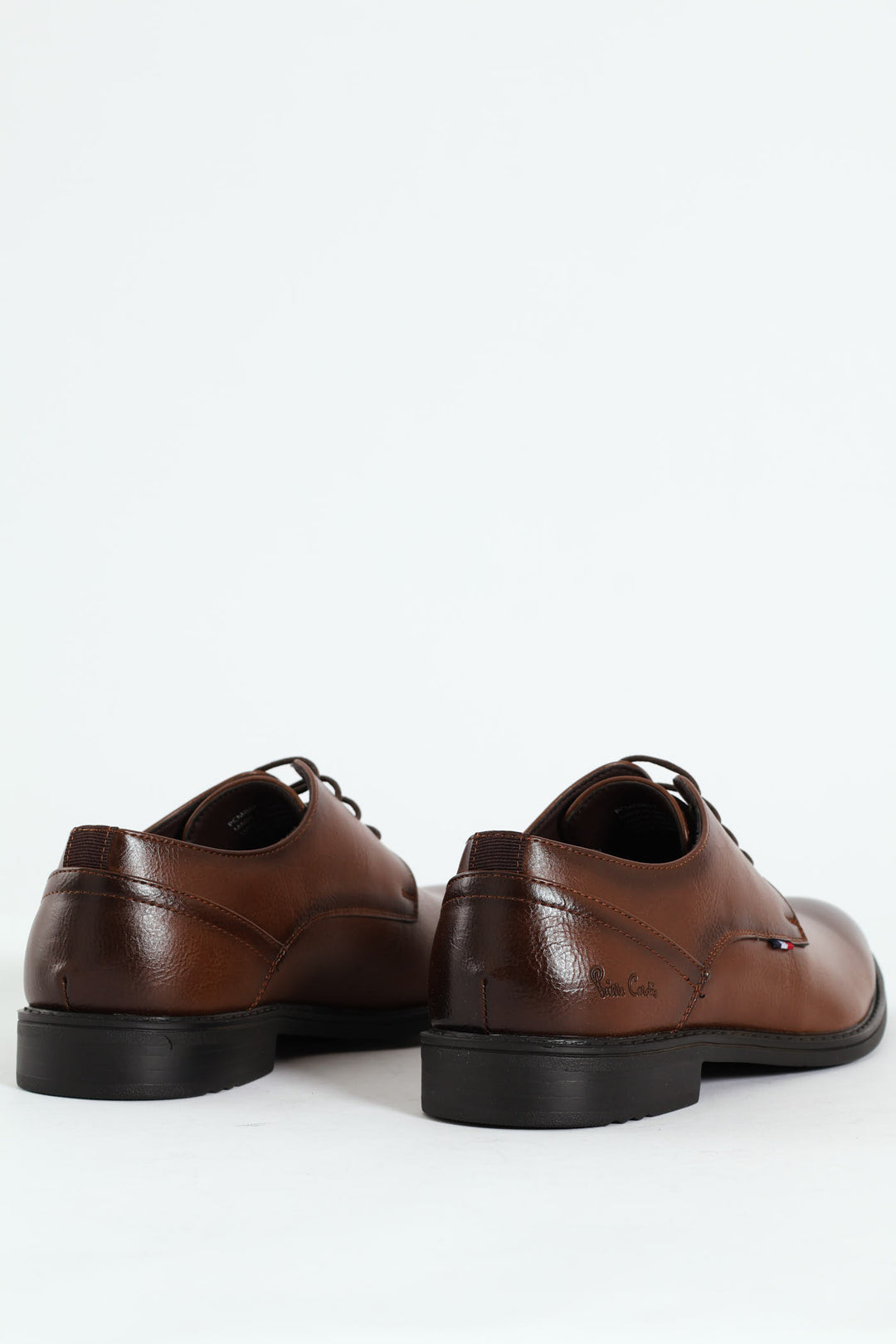 Basic Shadow Spray Lace Up Derby Shoe - Brown