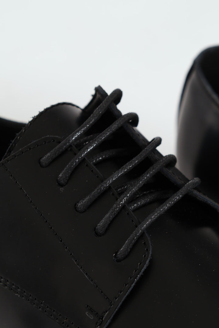 Casual Chunky Lace Up - Black