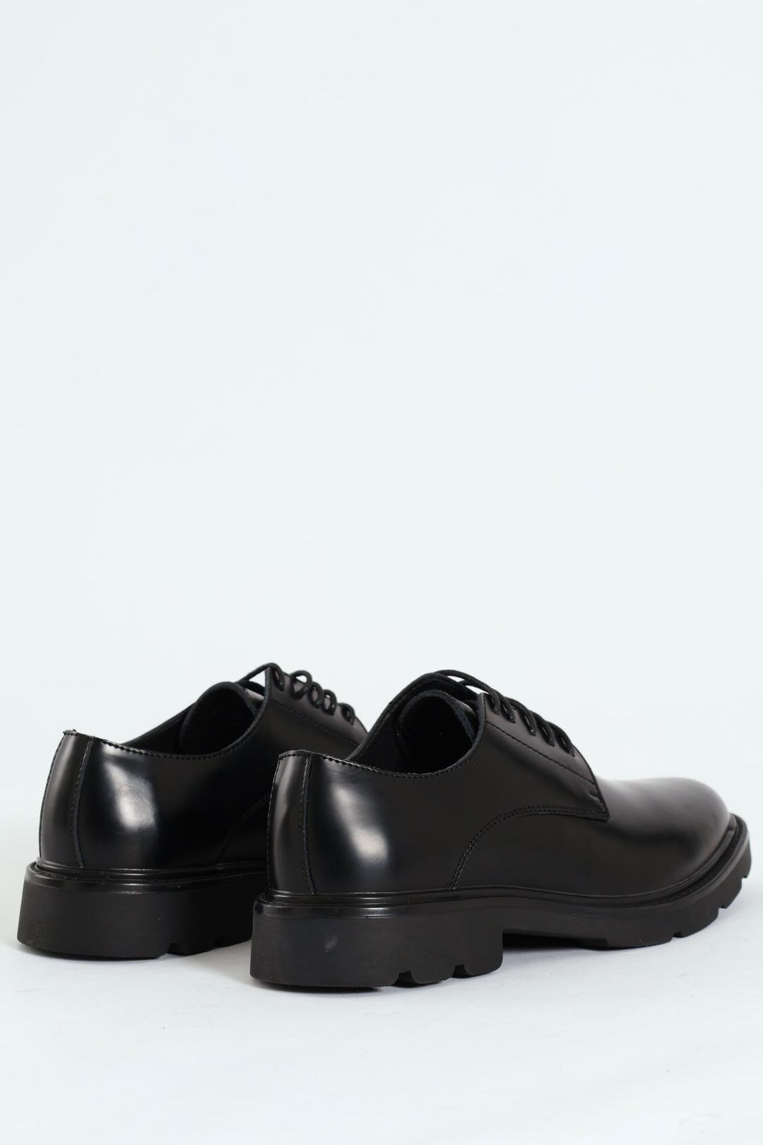 Casual Chunky Lace Up - Black