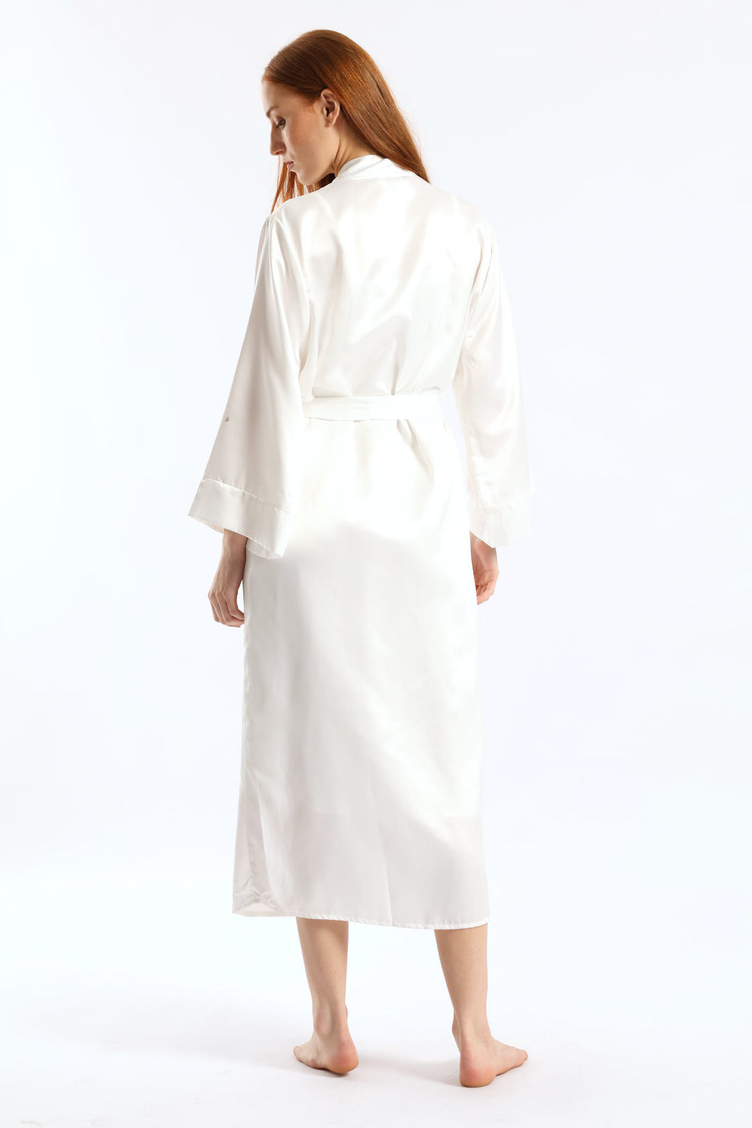 Long Length Chemise Set - White