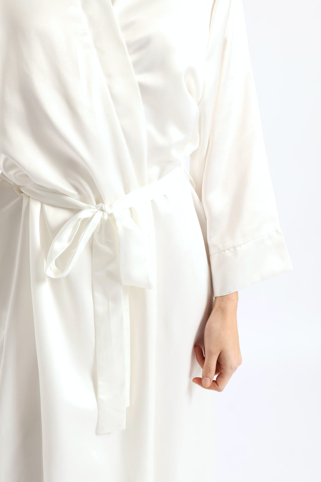 Long Length Chemise Set - White