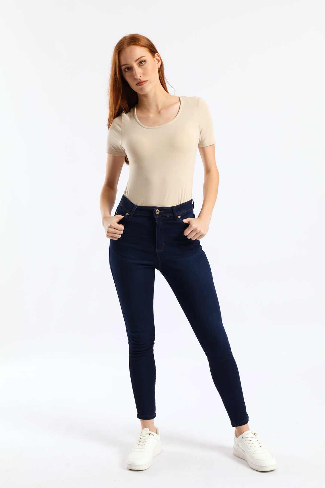 Scoop Neck Bodysuit - Stone