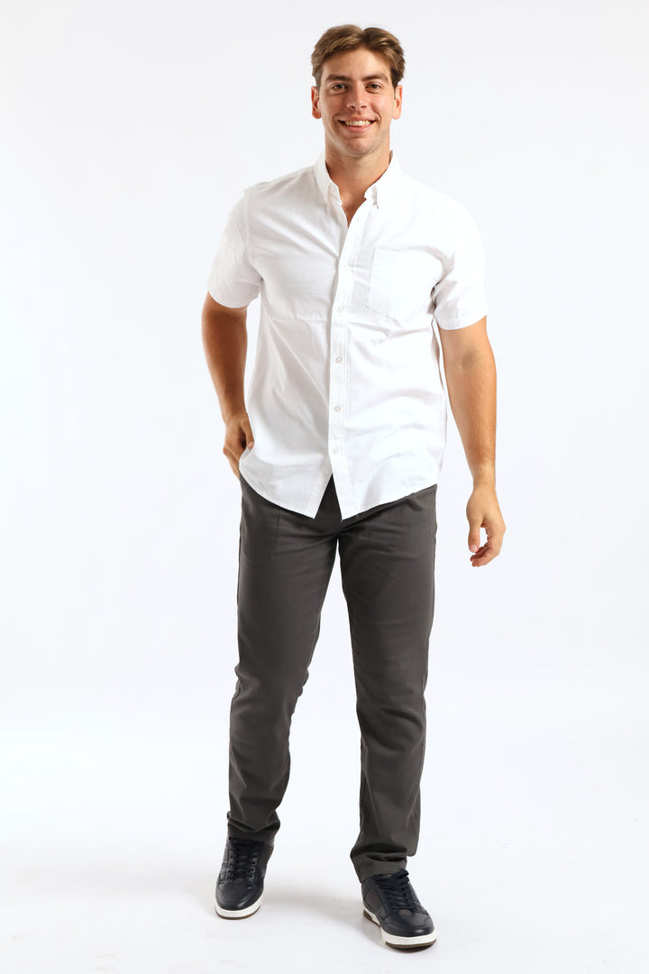 Pleated Chino - Grey