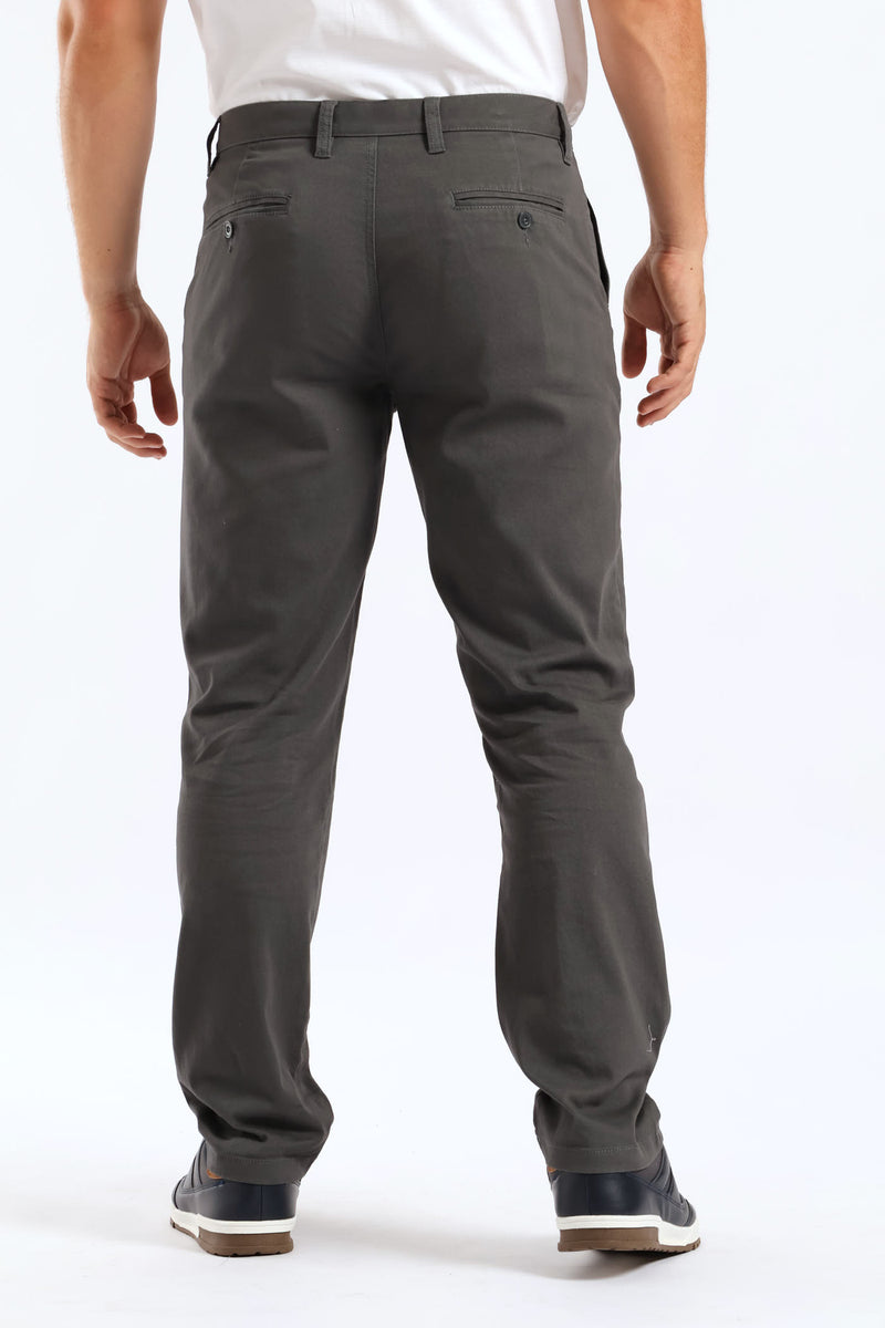 Pleated Chino - Grey
