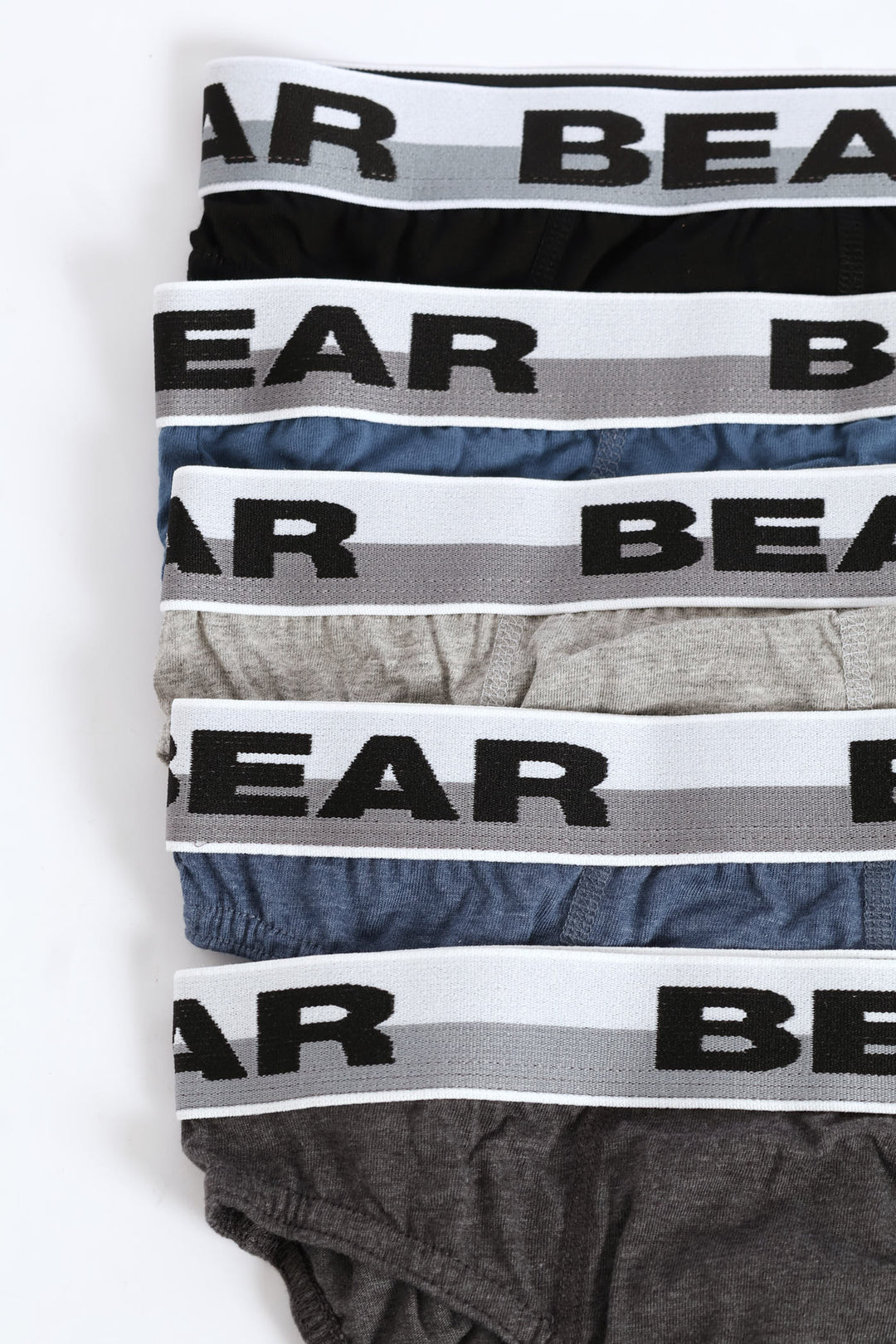 Men's 5 Pack Mini Briefs - Blue/Greys