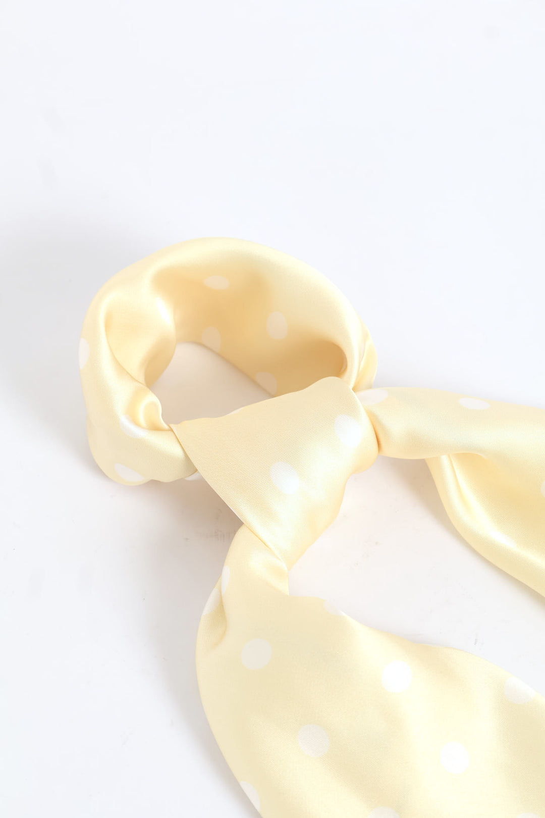 Spotted Neckerchief - Butter Yellow