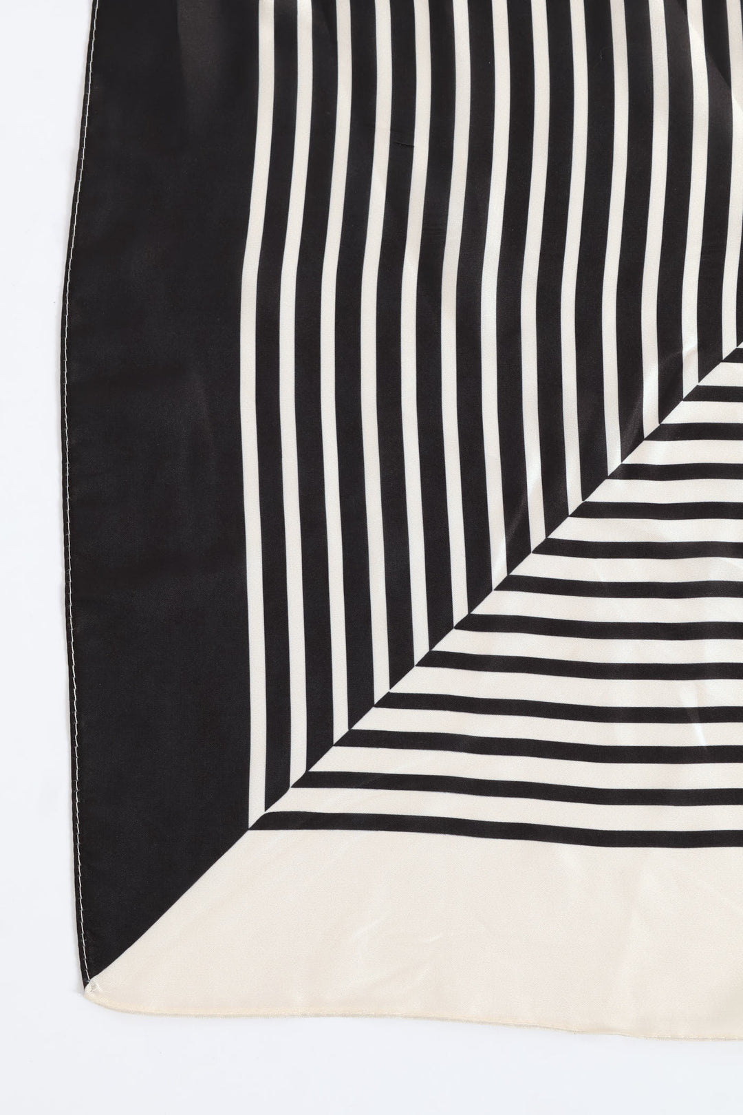 Silk Touch Triangle Lines Scarf - Camel