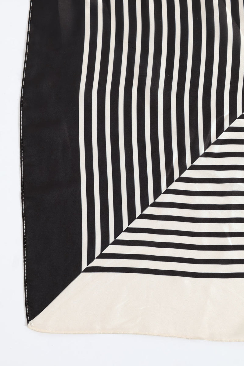 Silk Touch Triangle Lines Scarf - Camel
