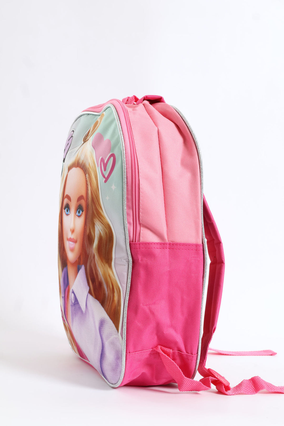 Pre-Girls Barbie Double Sided Backpack - Pink