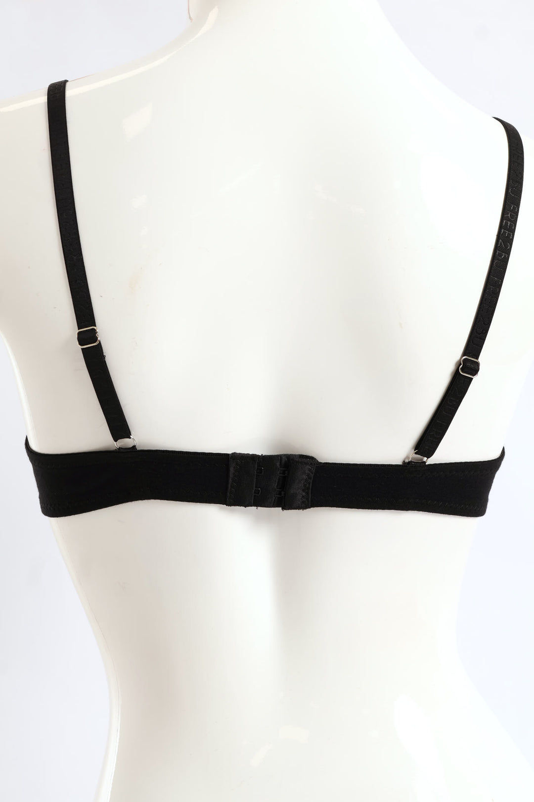 2 Pack Non Wired Pointelle Bra - Black/Grey Melange