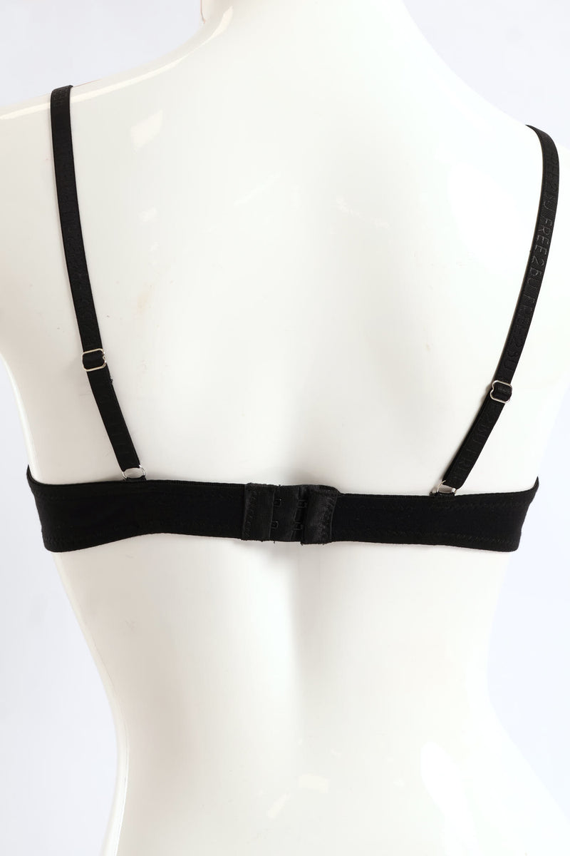 2 Pack Non Wired Pointelle Bra - Black/Grey Melange