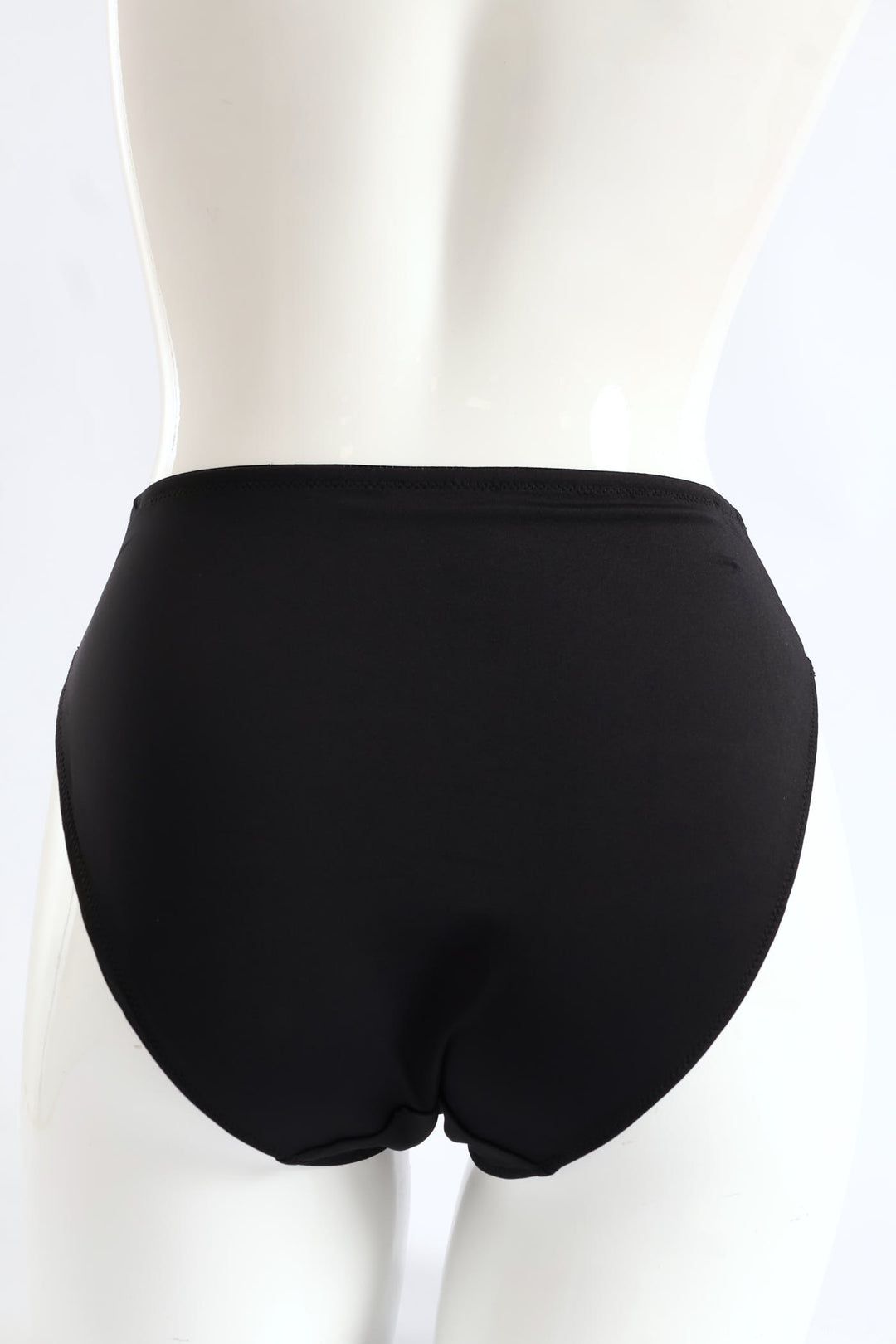 2 Pack Hi-Cut Panties - Mocha/Black