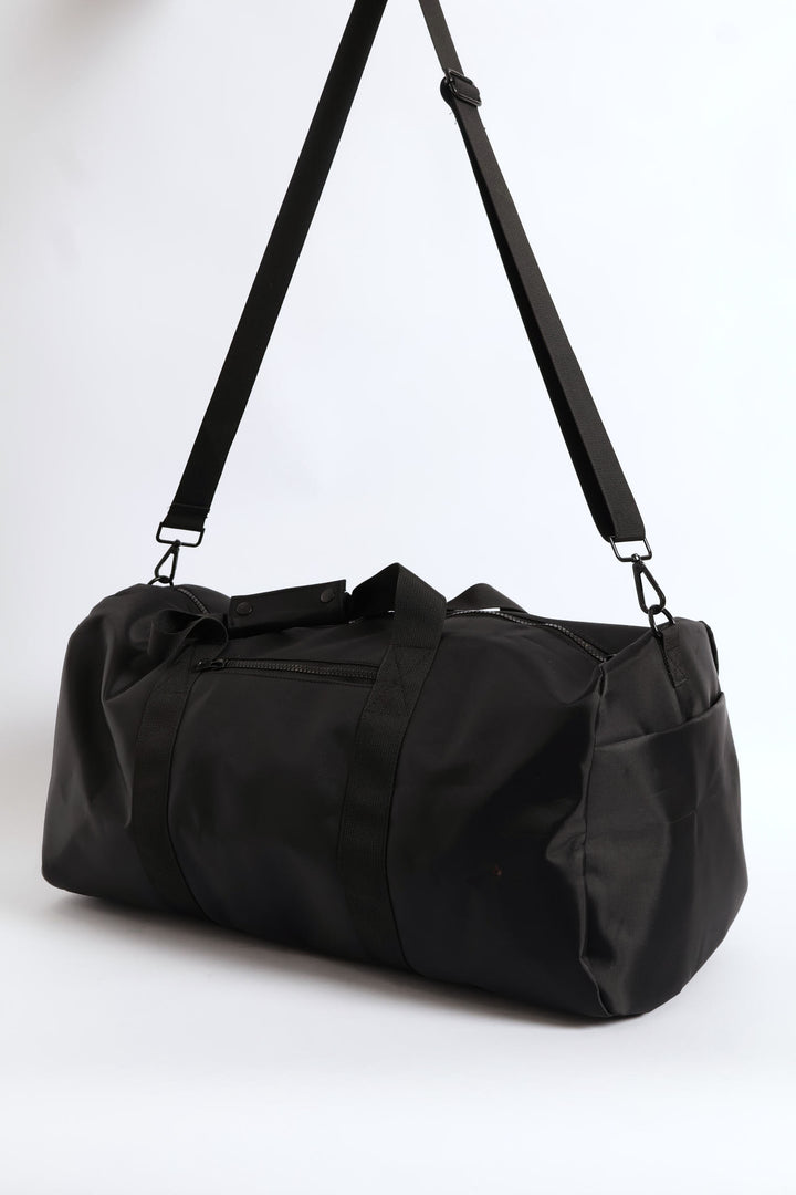 Rubberised Travel Bag - Black