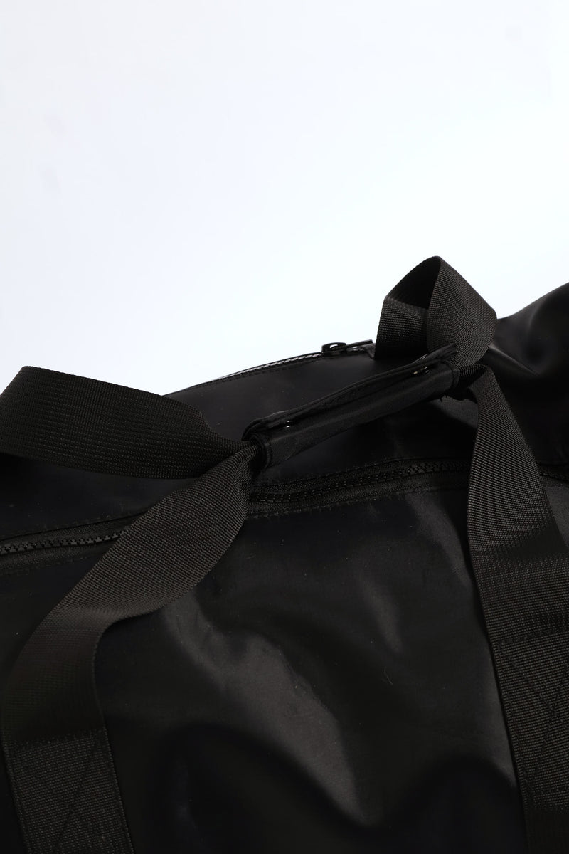 Rubberised Travel Bag - Black