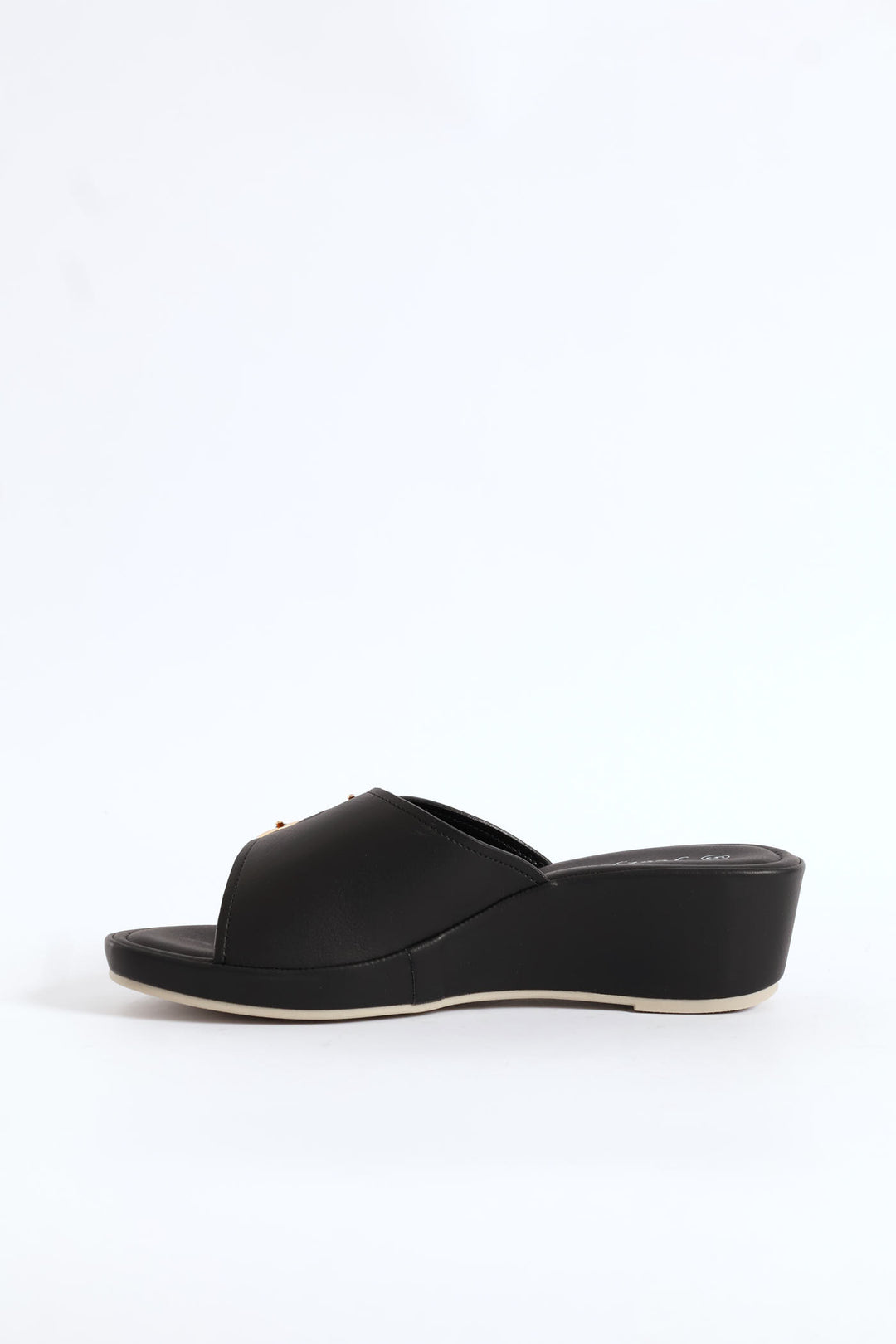Double Buckle Sandal - Black