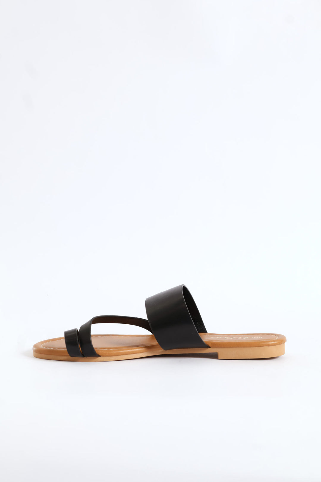 Crosstrap Toe Post Sandal - Black