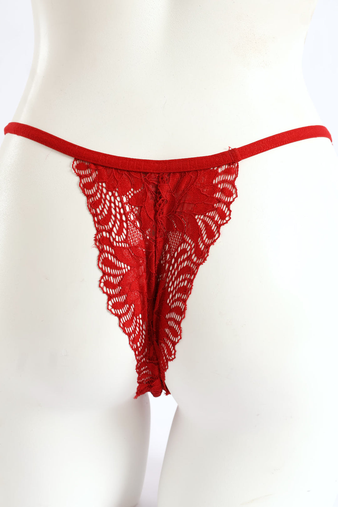 3 Pack Tanga Panties - Red/Black