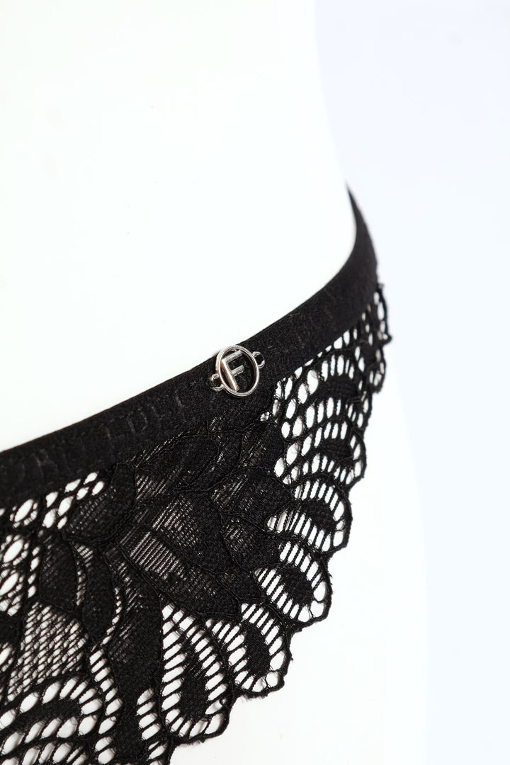 3 Pack Tanga Panties - Red/Black