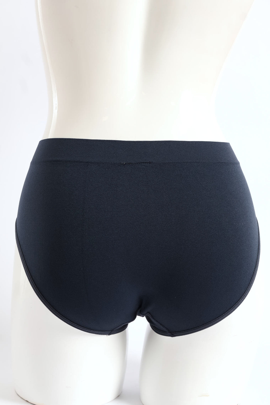 3 Pack Seamless Hi-Cut Panties - Blue/Navy/Charcoal
