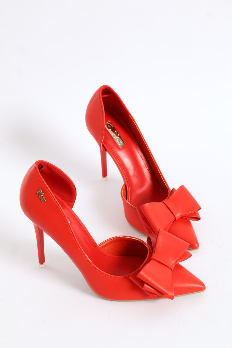 Ribbon Heel - Red