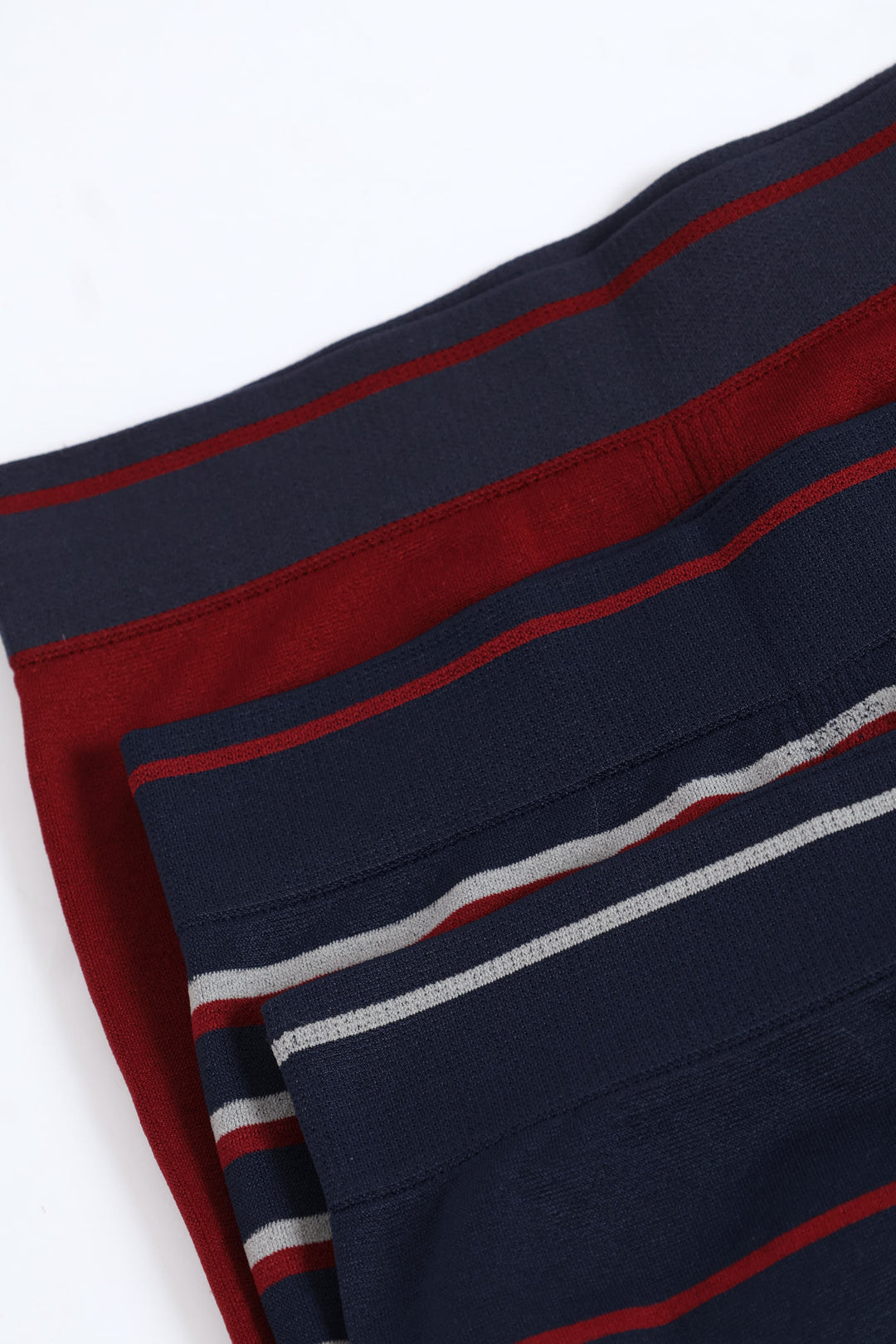 3 Pack Fashion Seamless Trunks - Red/Navy/Grey