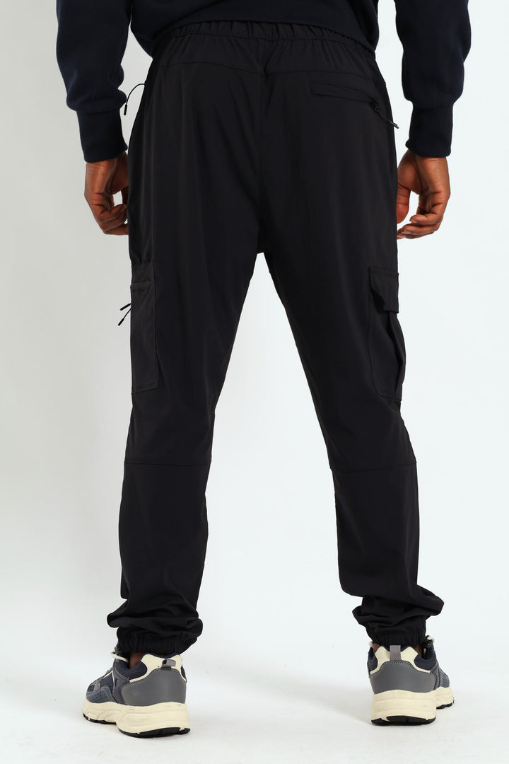 Technical Cargo Utility Jogger - Black