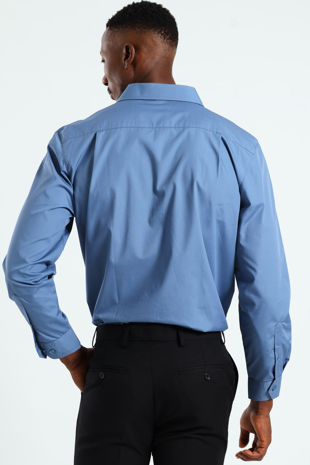 Easy Care Shirt - Mid Blue
