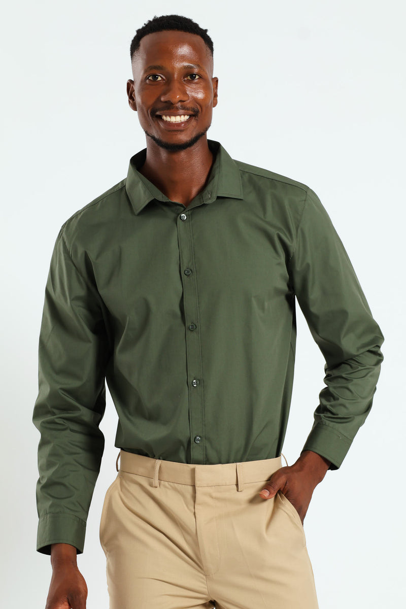 Easy Care Shirt - Fatigue