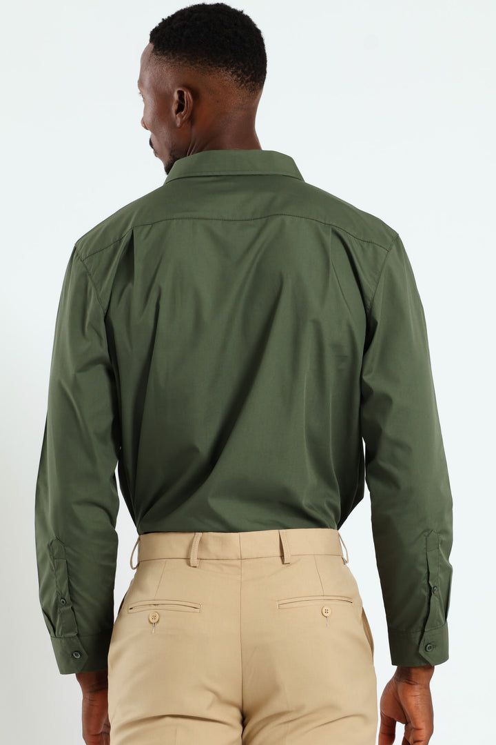 Easy Care Shirt - Fatigue