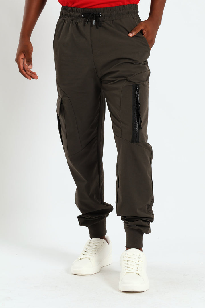 Archie Nylon Jogger - Fatigue