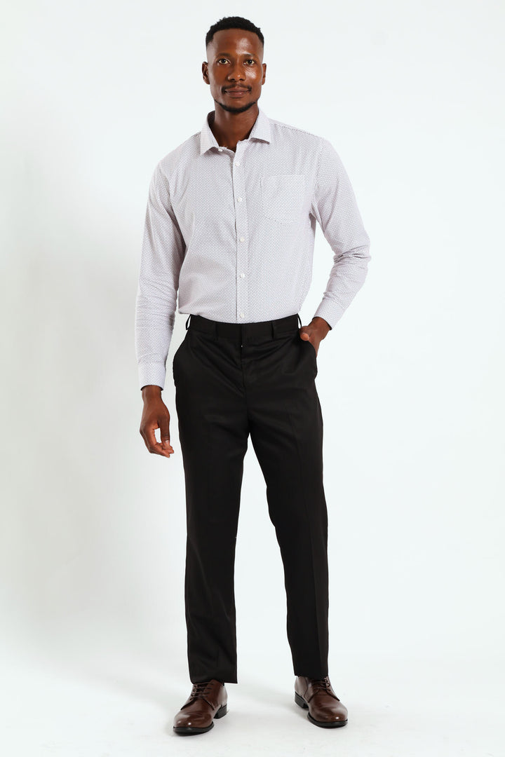 Basic Formal Trousers - Black