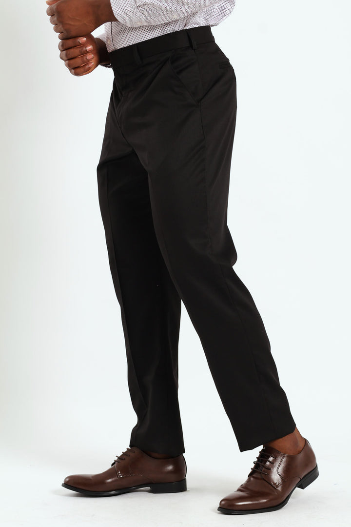 Basic Formal Trousers - Black