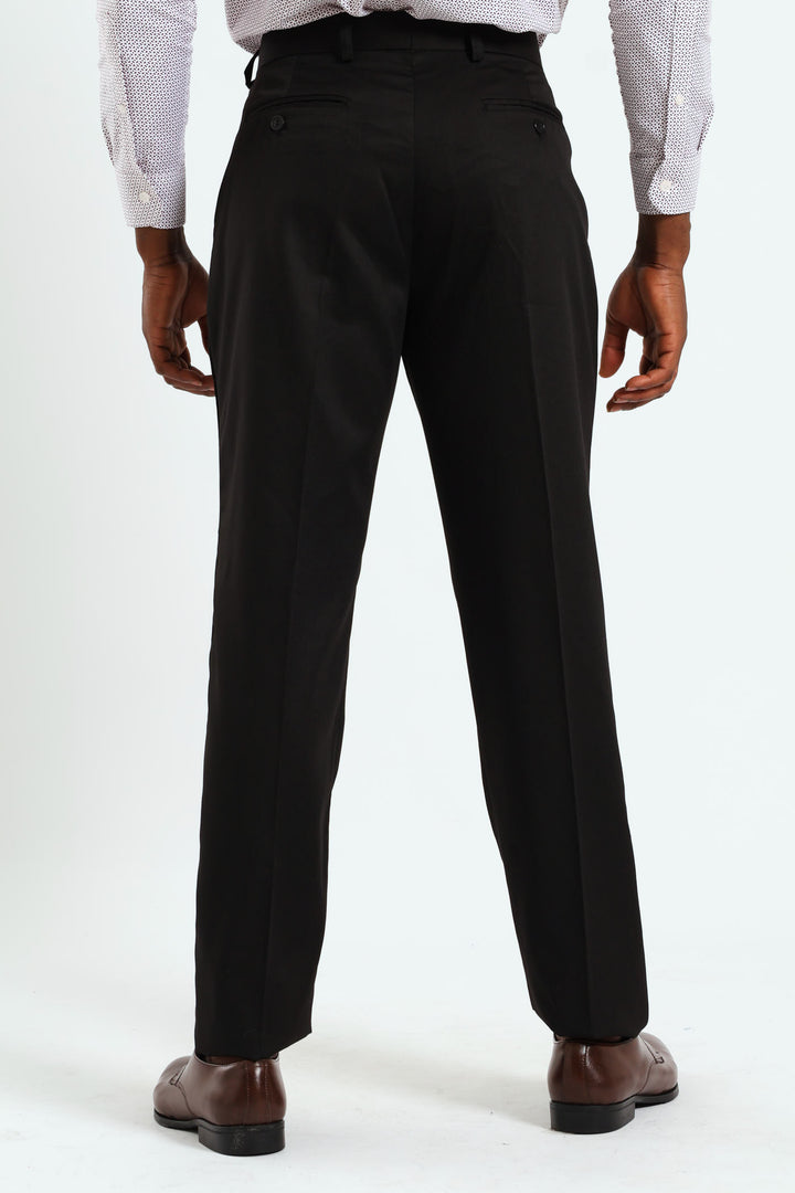 Basic Formal Trousers - Black