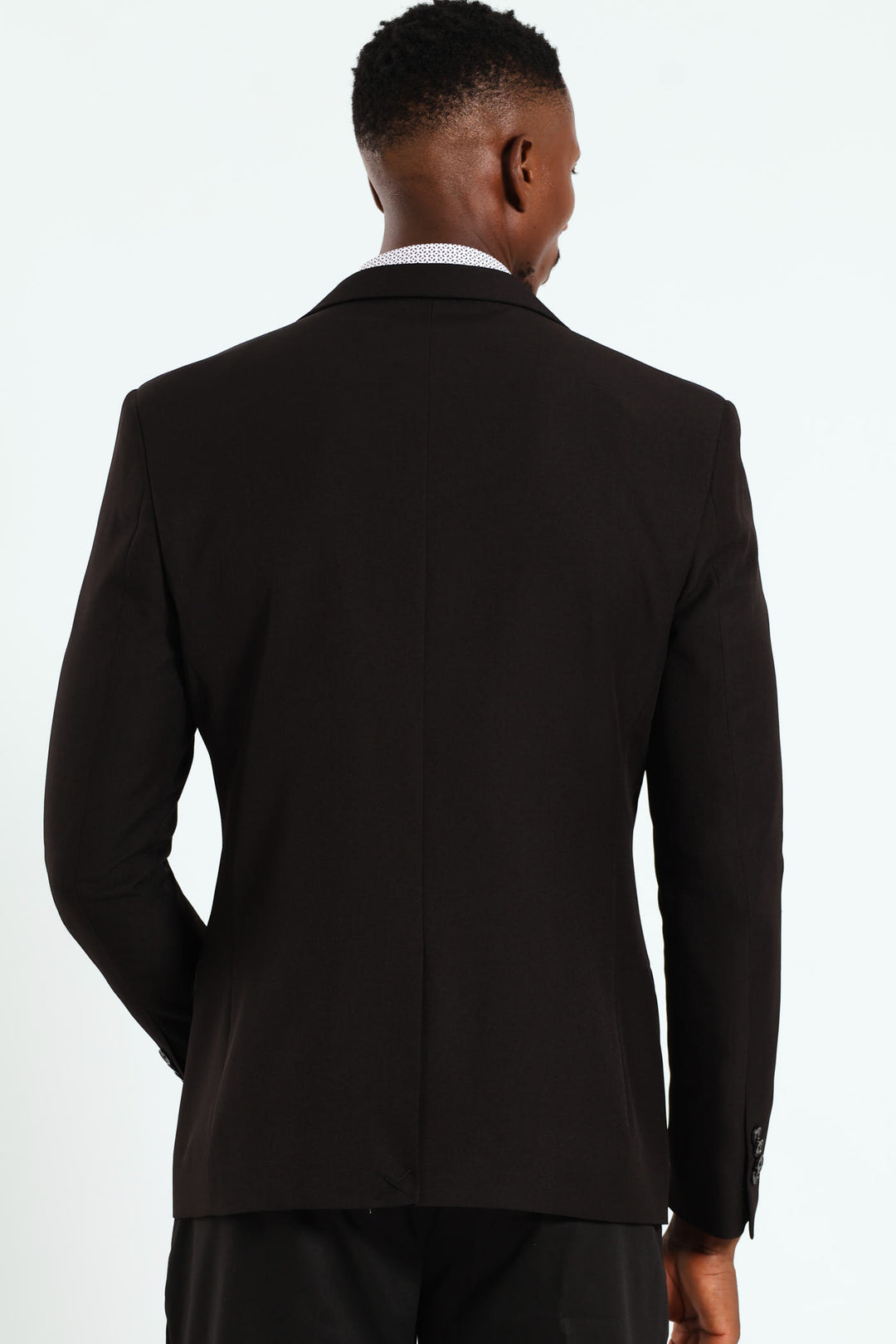 Slim Fit Essential Suit Jacket - Black