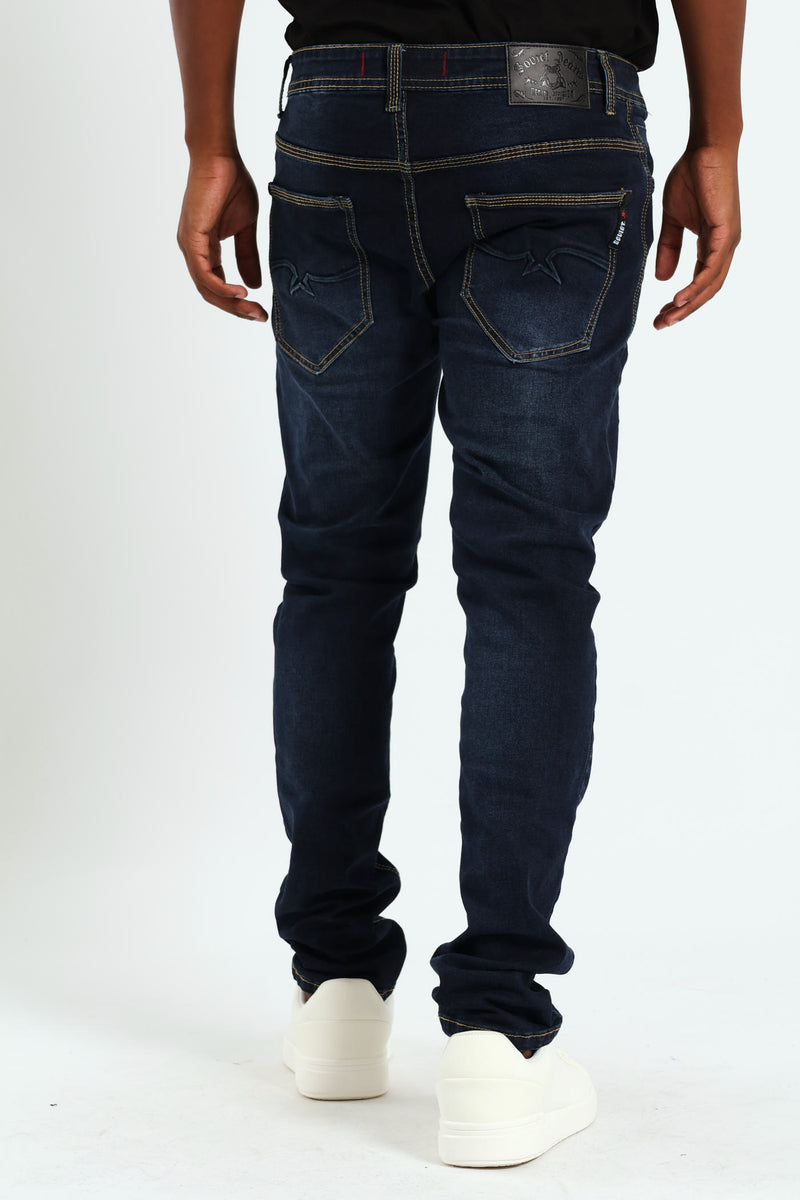 Terminator Skinny Denim - Blue/Black