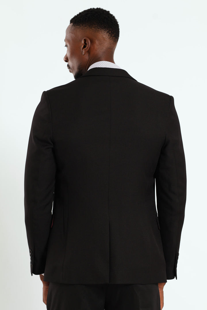 Regular Fit Essential Suit Jacket - Black