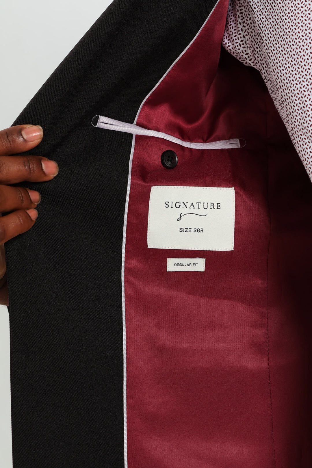 Regular Fit Essential Suit Jacket - Black