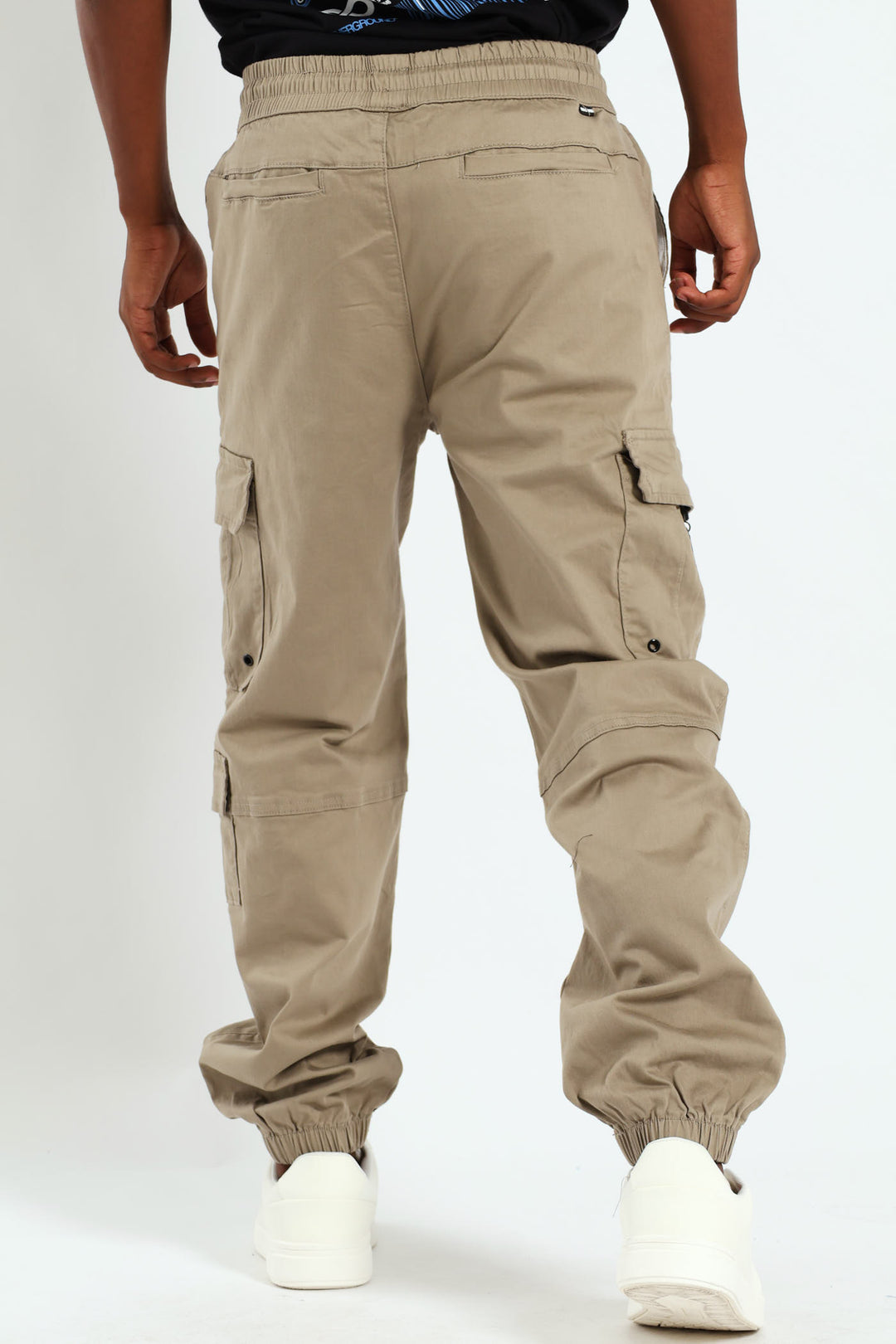 Allan Cuffed Cargo Pants - Taupe