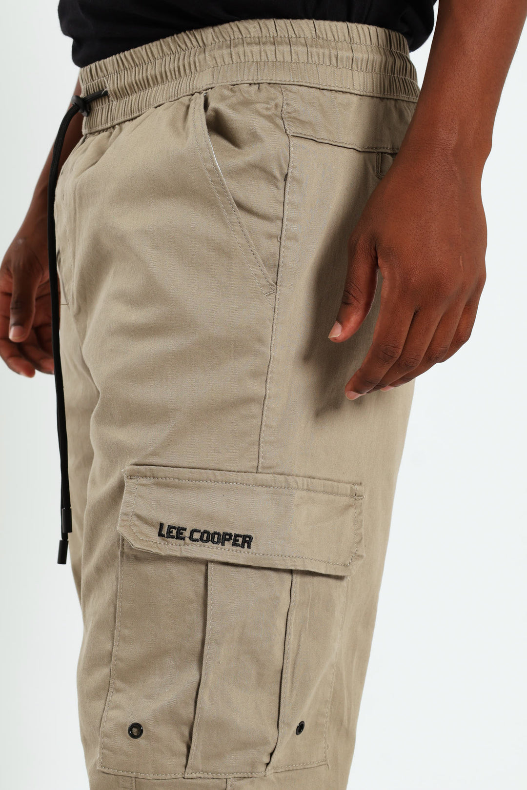 Allan Cuffed Cargo Pants - Taupe