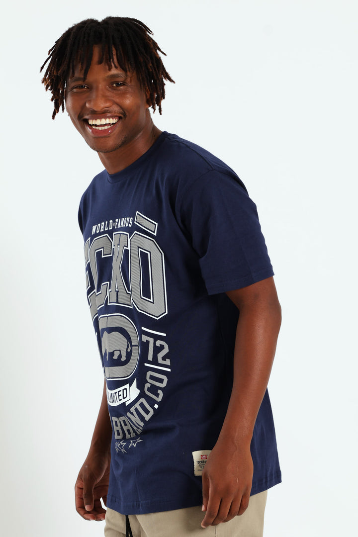 Rhino Brand Tee - Navy