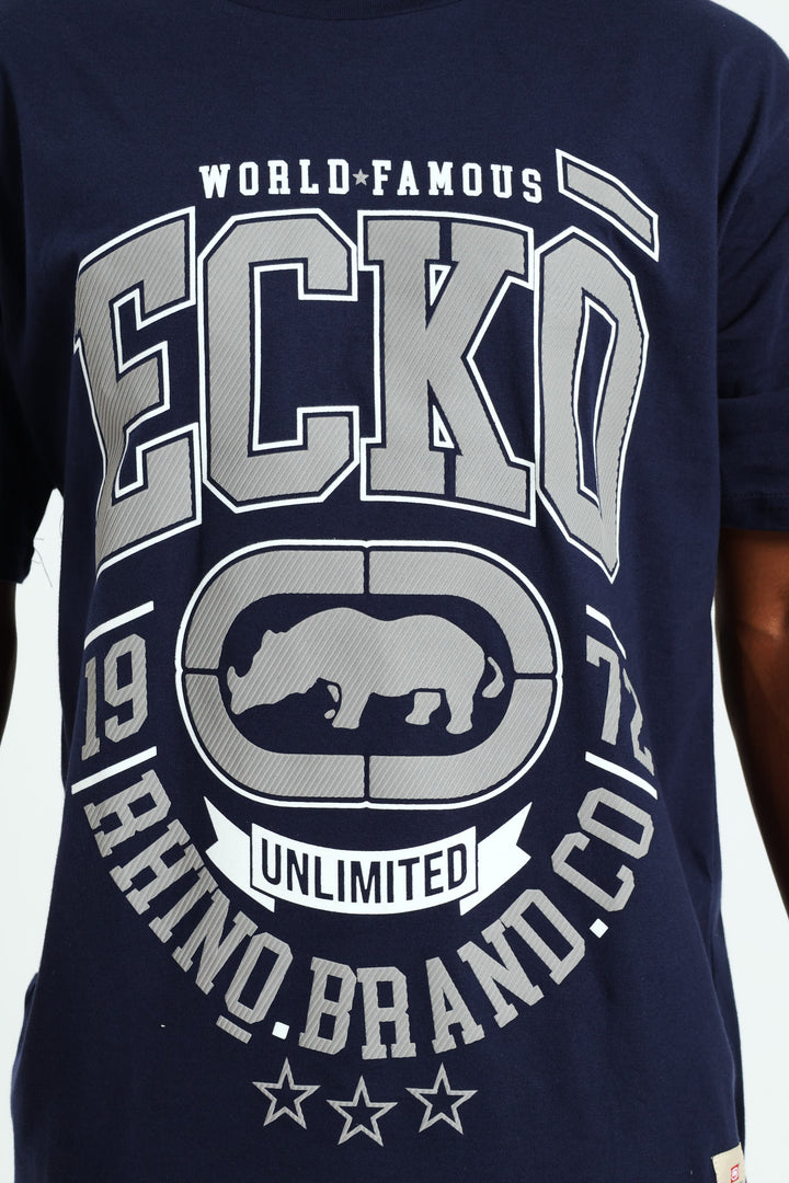 Rhino Brand Tee - Navy