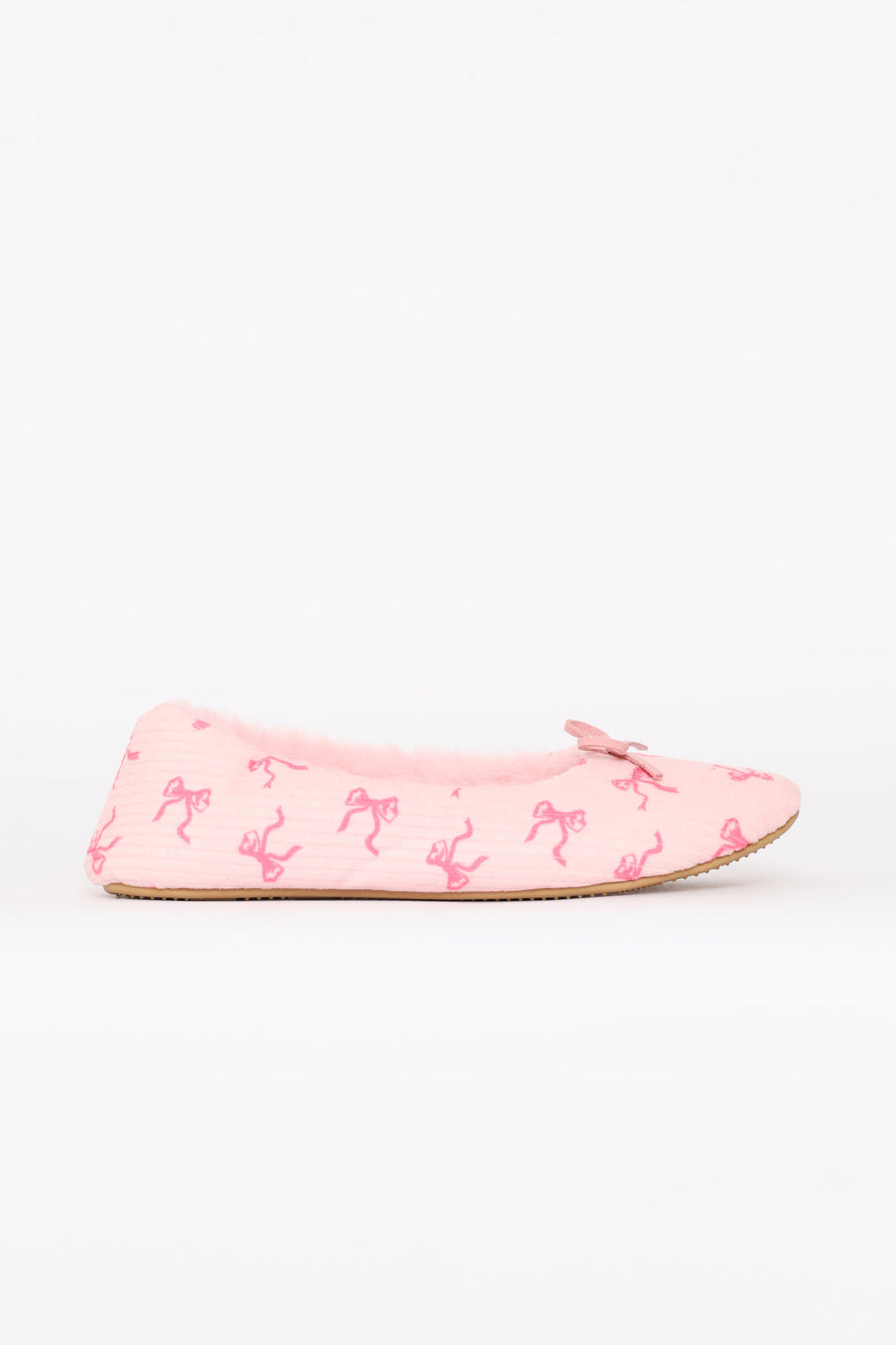 Bow Detail Slipper Pump - Pink