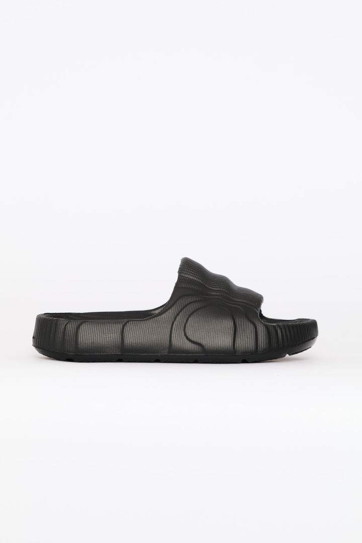 Boys 3D Moulded Slide - Black