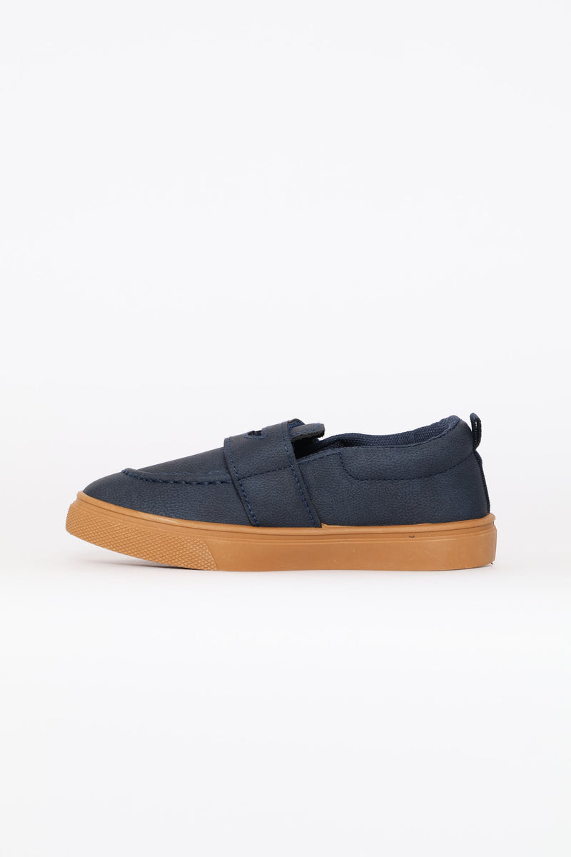 Pre-Boys Slip On Sneaker - Navy