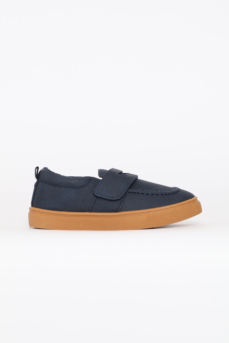 Pre-Boys Slip On Sneaker - Navy