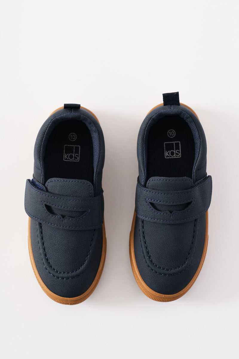 Pre-Boys Slip On Sneaker - Navy
