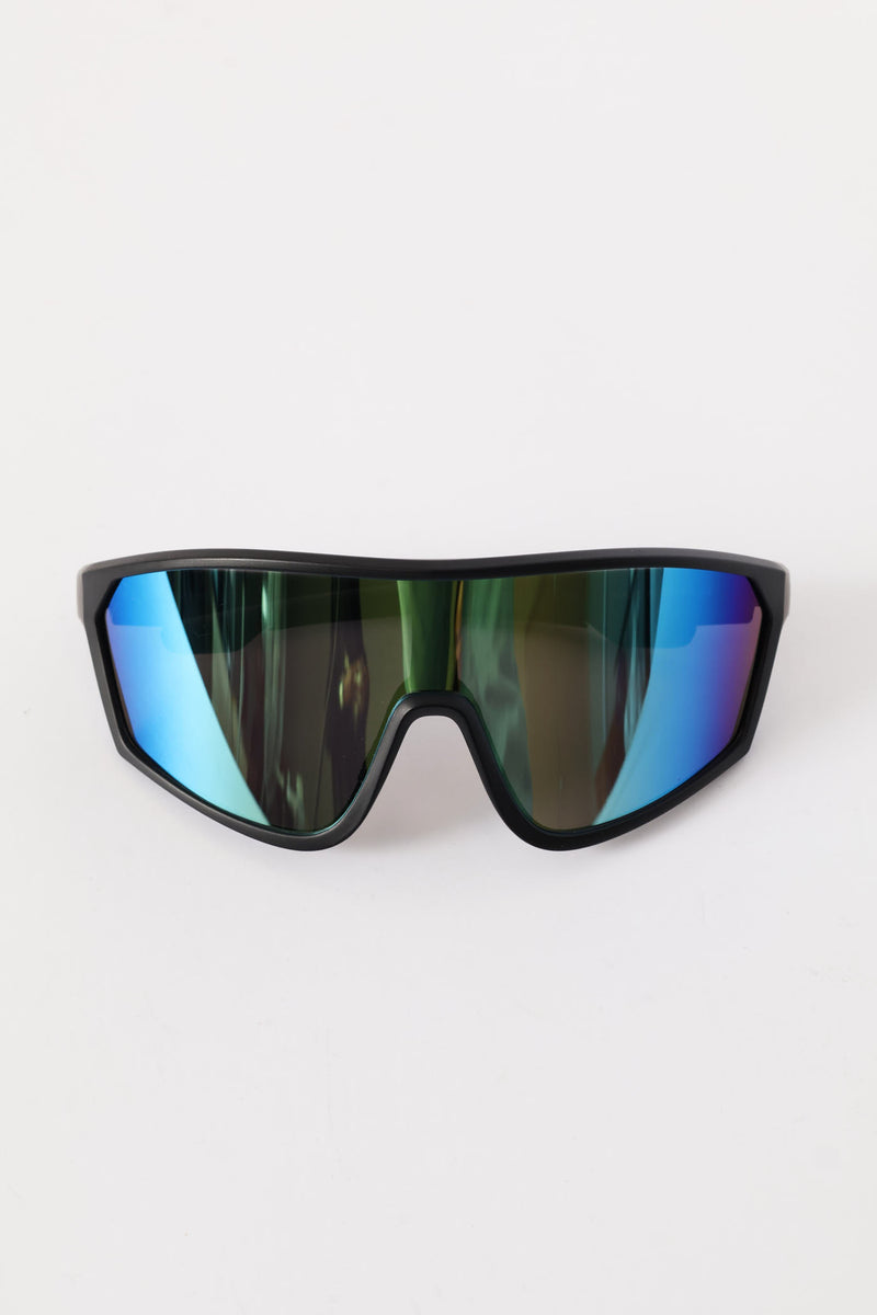 Sport Shield Sunglasses - Black